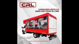 Carrocería Sider con Barandas Volcables IVECO Daily 70c17   Carrocerías Coral srl - CRL screenshot 3
