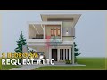 2 STOREY 2 BEDROOM SIMPLE HOUSE DESIGN (REQUEST #110)