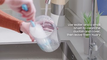 Samsung Jet™ | Tutorial: How to clean the dustbin