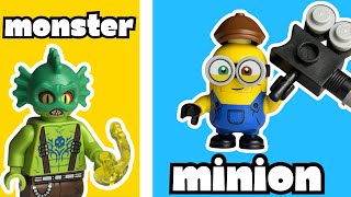LEGO MINIONS & MONSTERS: I Built a Movie Theater for the Minions!