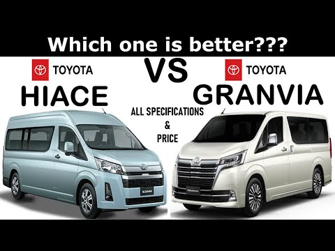 ALL NEW Toyota HIACE Vs ALL NEW Toyota  GRANVIA | Which one is better ?