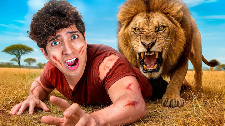 ¡SOBREVIVÍ 24 HORAS EN UN SAFARI! 🦁 (Casi me come un león)