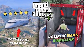 GTA 5 Mod - MISI EPIC PERAMPOKAN EMAS DI KERETA GTA 5 !!!