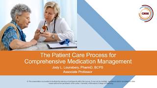 Patient Care Process for Comprehensive Medication Management