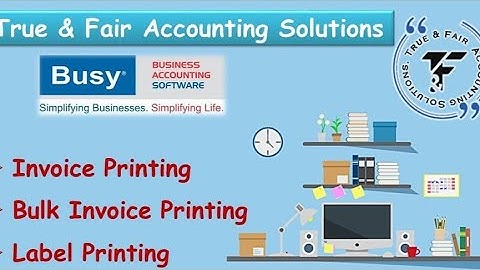 @BUSYAccounting||How to print bulk invoice in busy software||#youtubevideo#accountingtutorials