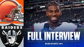 Shedeur Sanders speaks after his first NFL victory with Browns: ‘Big Dubs’