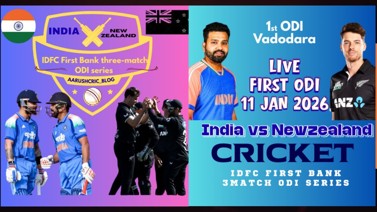 India vs Newzealand First ODI/ Ind vs NZ ODI Series/ 