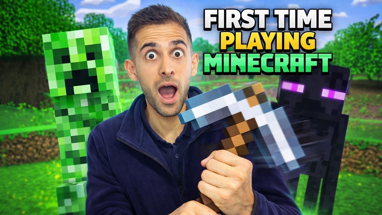 I played Minecraft for the first time - YouTube
