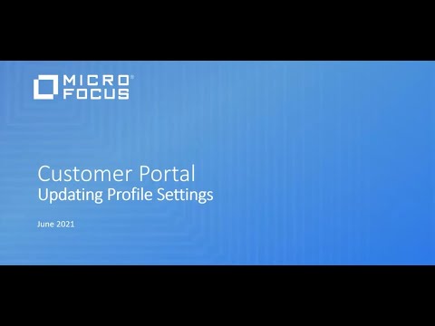 Customer Portal - Manage Your Profile Settings