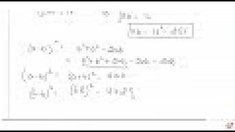 IIT JEE SEQUENCES AND SERIES Find two numbers whose arithmetic mean is 34 and the geometric mean ...