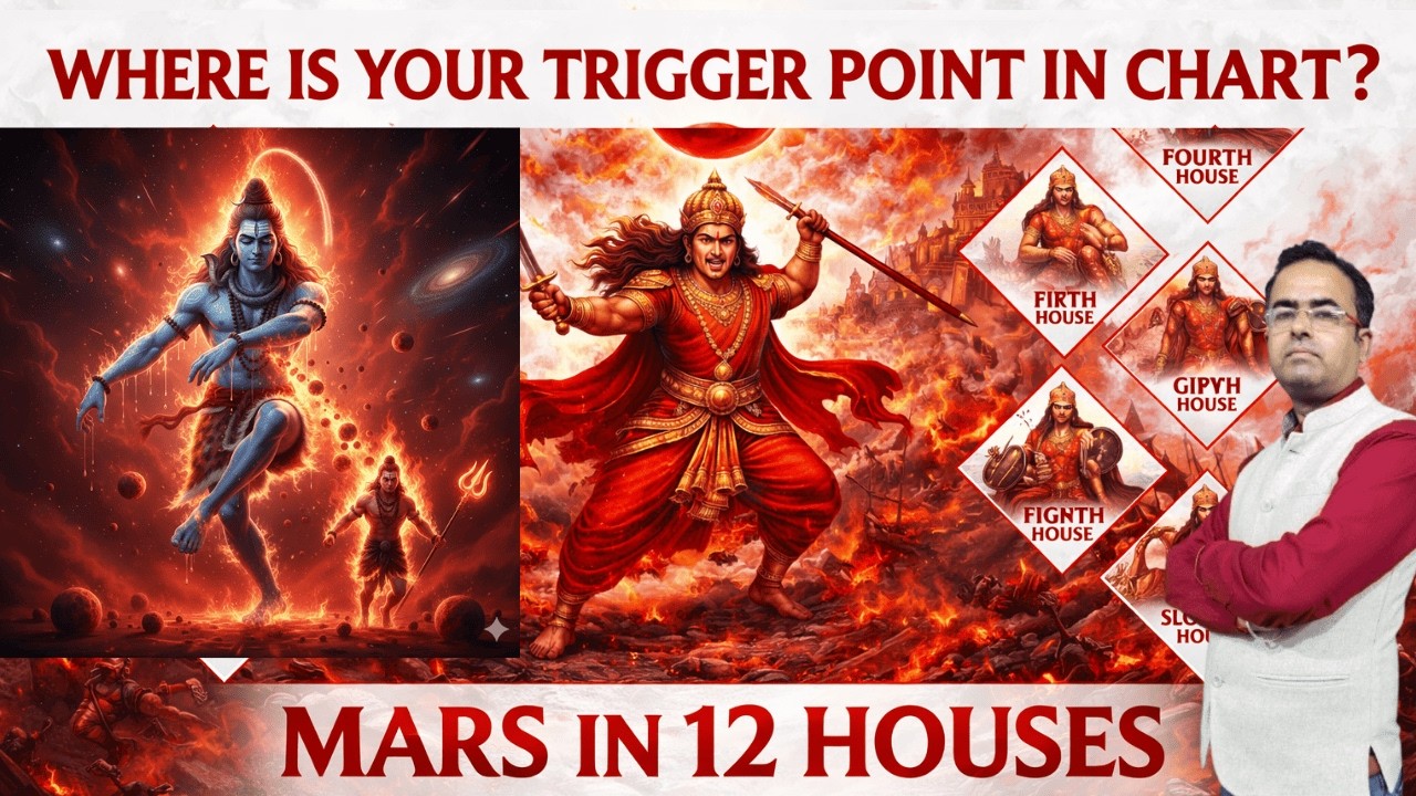 Mars in 12 Houses – Where Is Your Trigger Point in Birth Chart? (Anger Secrets Revealed)