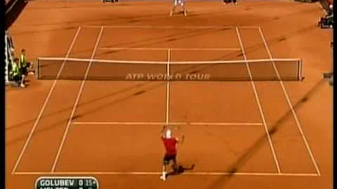 Andrey Golubev  vs Melzer - Hamburg 2010