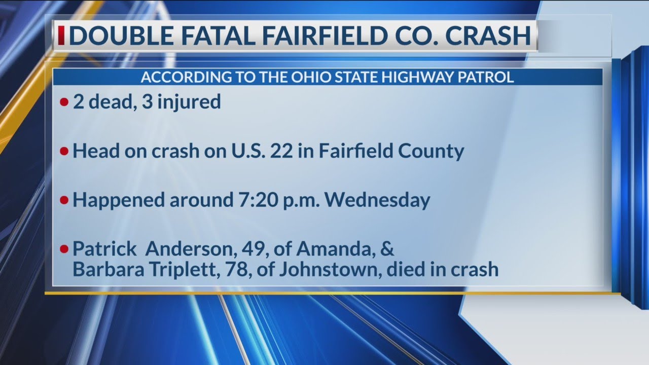Two people killed in Fairfield County crash - YouTube