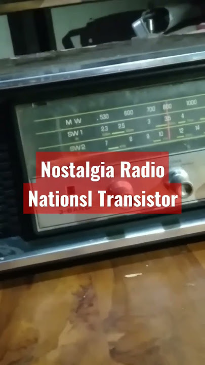 Radio jadul National Transistor #shortsvideo #shortvideo #shorts #antik #vintage #radiojadul