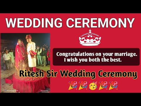 Ritesh sir Wedding Ceremony || #Study_with_Ritesh || study with Ritesh ...