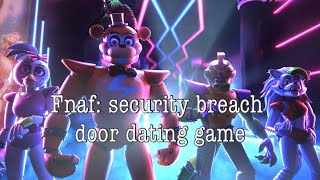 Fnaf: security breach door dating game for the simps| school edition