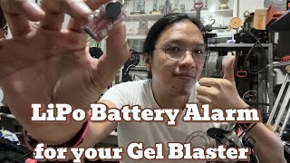 Lipo Alarm for your Gel Blaster