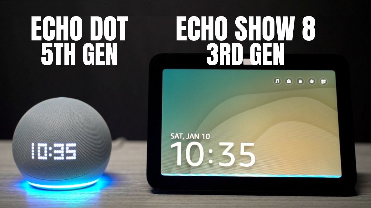 Echo Show 10第3世代 Echo Show 8 ・５　エコードット Echo Showdown - Echo Dot 5th gen vs Echo show 8 3rd gen - YouTube