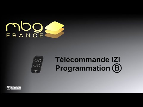 IZI Programmation B pour télécommande à Rolling code de marque BFT® 1