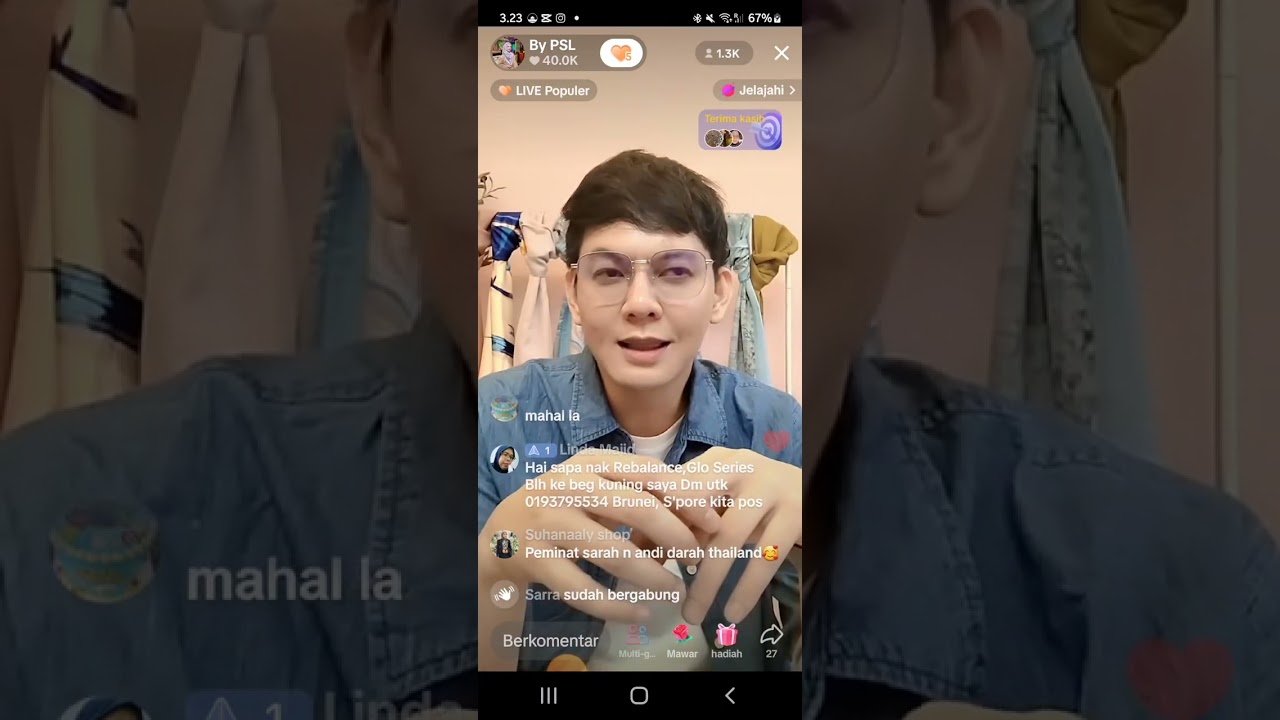 25/09/2024 Andi Arsyil penjelasan Skin care LUMIER  ( Wednesday )