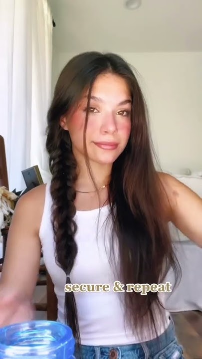  Pancake fishtail braid tutorial! Super easy and quick hairstyles - YouTube