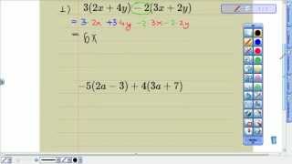 Distributive Property with Simplification