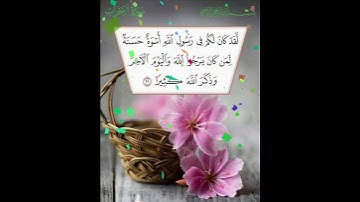 سورة الأحزاب الآية ( 21 )