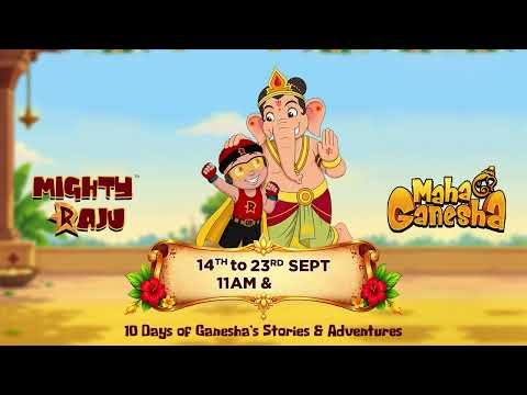🎉 Maha Ganesh & Mighty Raju | Everyday 11 AM & 5 PM on Green Gold TV