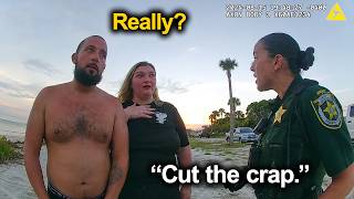 Entitled Couple’s Victim Act Gets Shut Down by Smart Cops