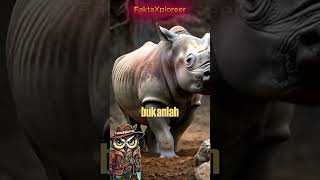 Raksasa Terbesar Kedua di Bumi: Badak Putih | Fakta Hewan #faktabinatang #faktaunik