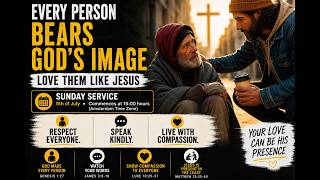 Sunday service in English - The image of God in every person.