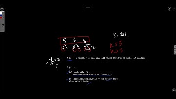 Leetcode Weekly 287 |  5219. Maximum Candies Allocated to K Children