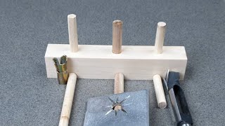 Woodworking tips and tricks for beginners | How to make and use dowels