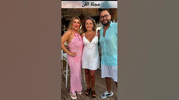الفنان أحمد رزق يظهر مع زوجته في الساحل الشمالي أحمد رزق 