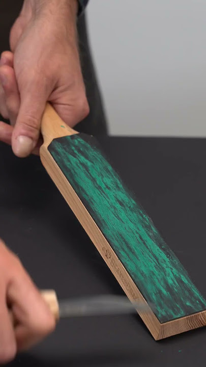Sharpen your knife like a pro with this Leather Stropping Kit – the best option for sharpening🔪