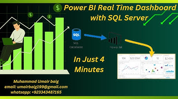 Real Time Dashboard in Power BI | Make Live Connection of Power BI & SQL | Streaming Live Data