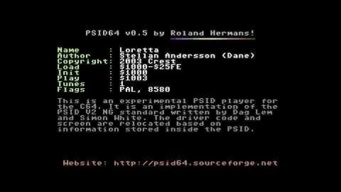 Dane - Loretta | C64 Music