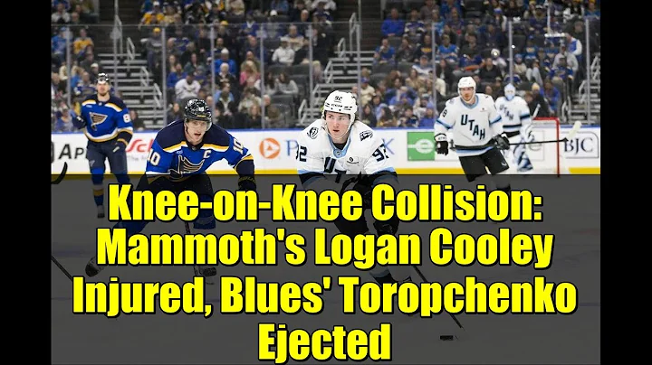 Knee-on-Knee Collision: Mammoth's Logan Cooley Injured, Blues' Toropchenko Ejected