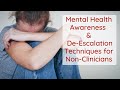 Mental Health Awareness and DeEscalation: PACER Integrative Behavioral Health