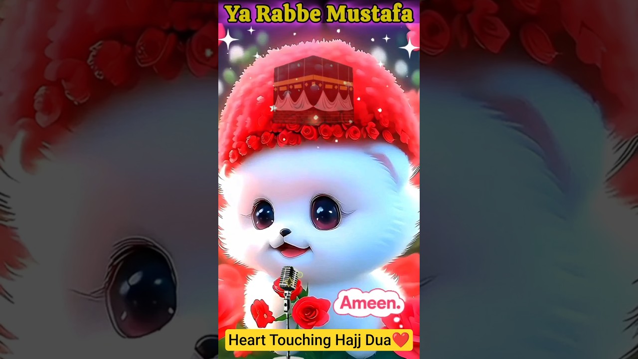 Ya Rabbe Mustafa 🕌🐾 | Heartwarming Cute Cat Naat 😻 for Kids | Islamic Short Video 2025 🌙 