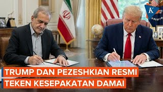 U.S.-Iran Officially Sign Peace Agreement Electronically