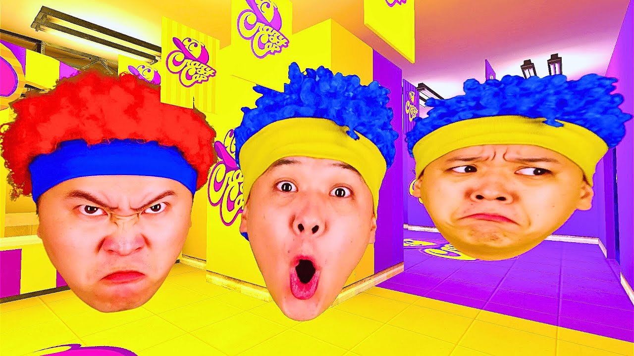 D Billions FACES TRIPLE TREAT CHASE in Crazy Cap l Garry's Mod Nextbots