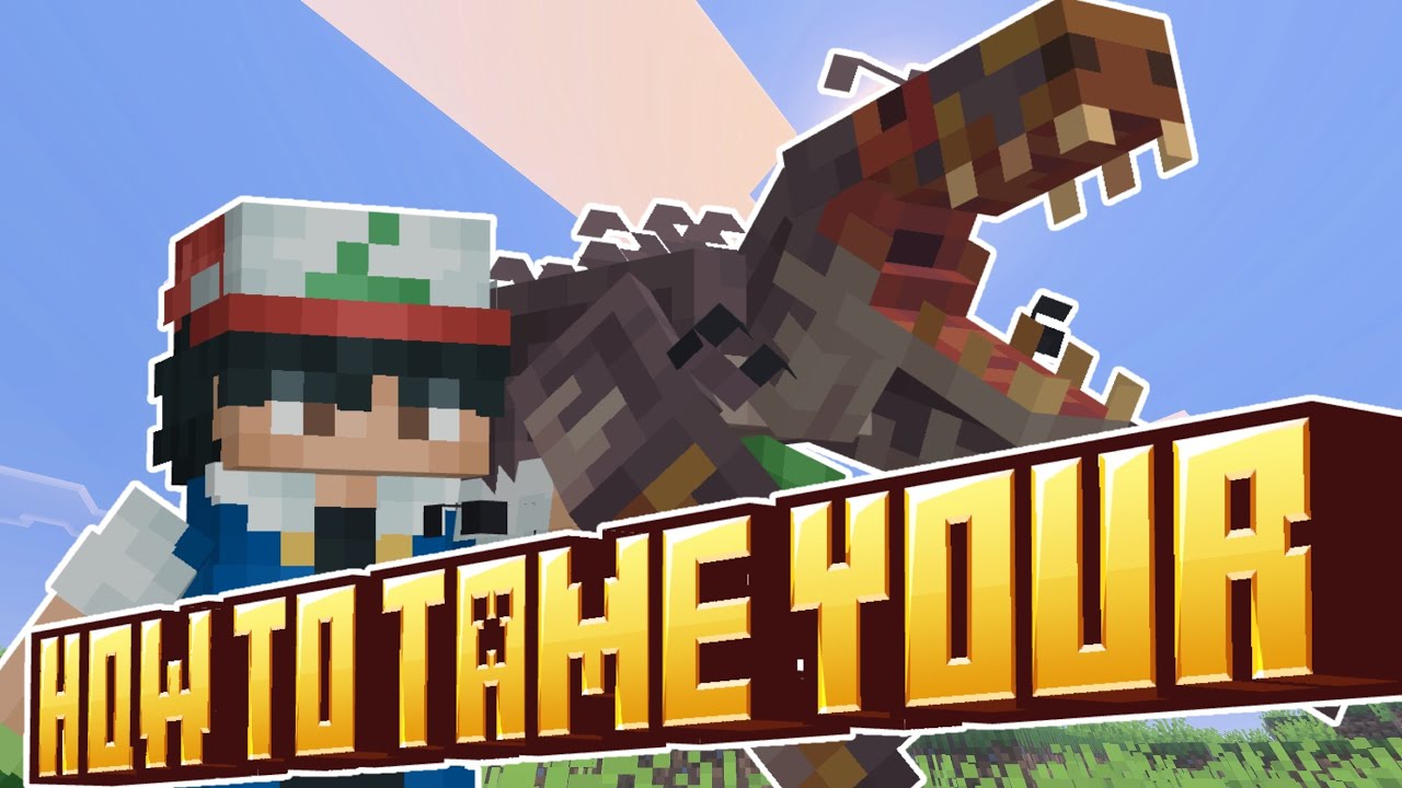 How to tame your: Dimorphodon in Minecraft🔥🦤