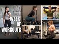 A Week of Workouts | Weightlifting & Cardio
