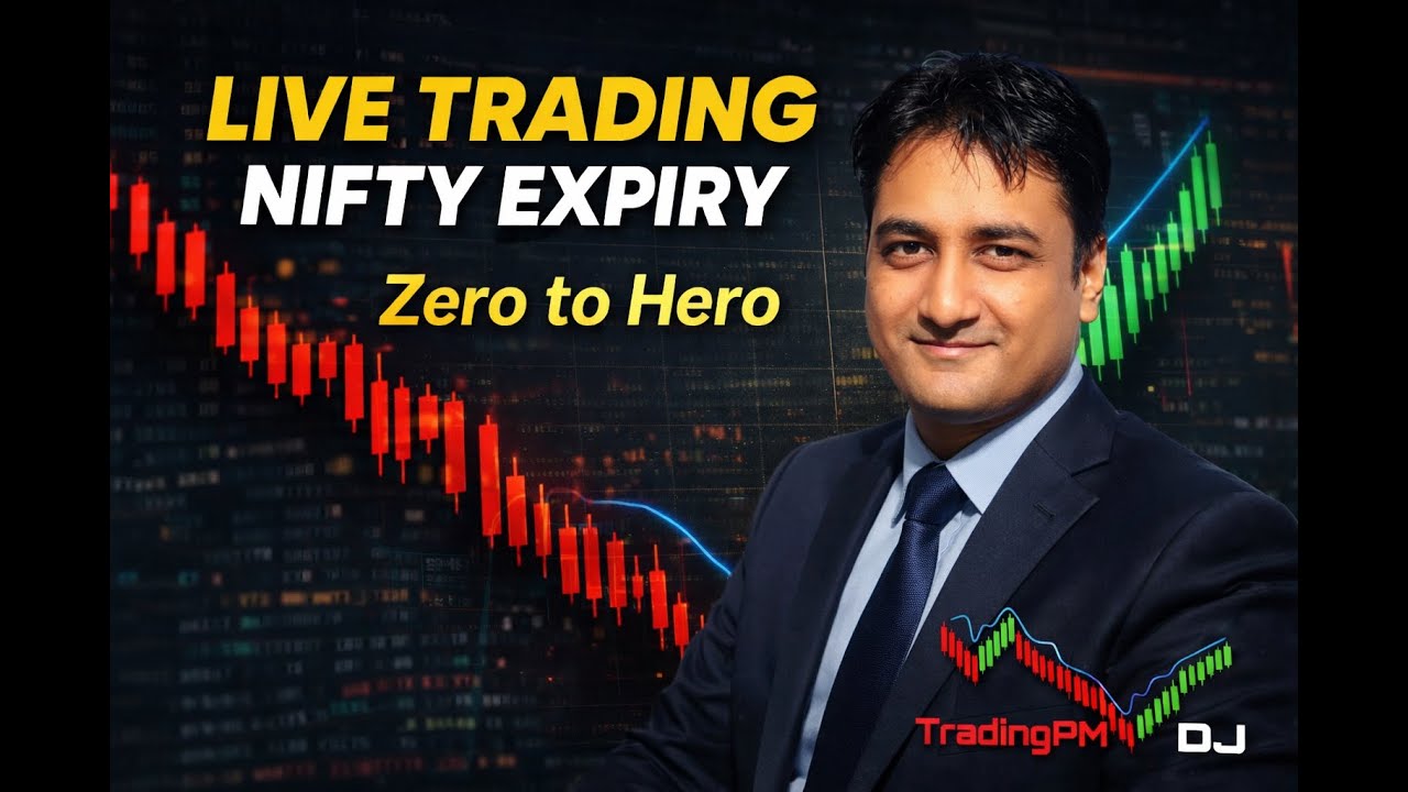 LIVE TRADING NIFFTY EXPIRY TradingPM DJ | 17 jan | 