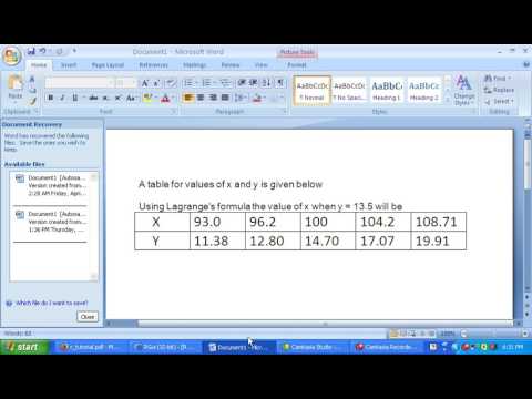 Lagrange's in r