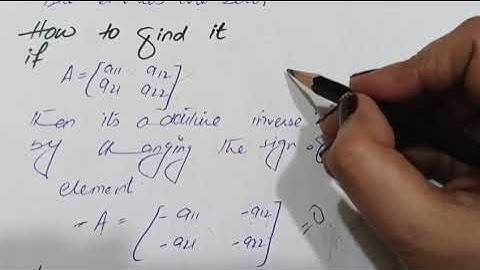 Class 9 Maths | Additive Inverse of a Matrix | Exercise 1.3 Full Solution
