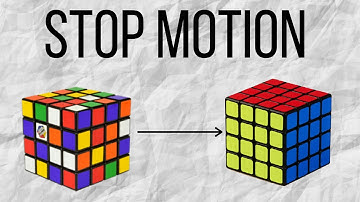 Stop Motion (Solving a 4x4 Rubik
