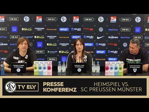 TVELV // Pressekonferenz - SV Elversberg vs. SC Preußen Münster / 3:0