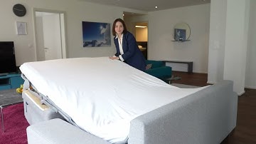 How to open the sofa bed